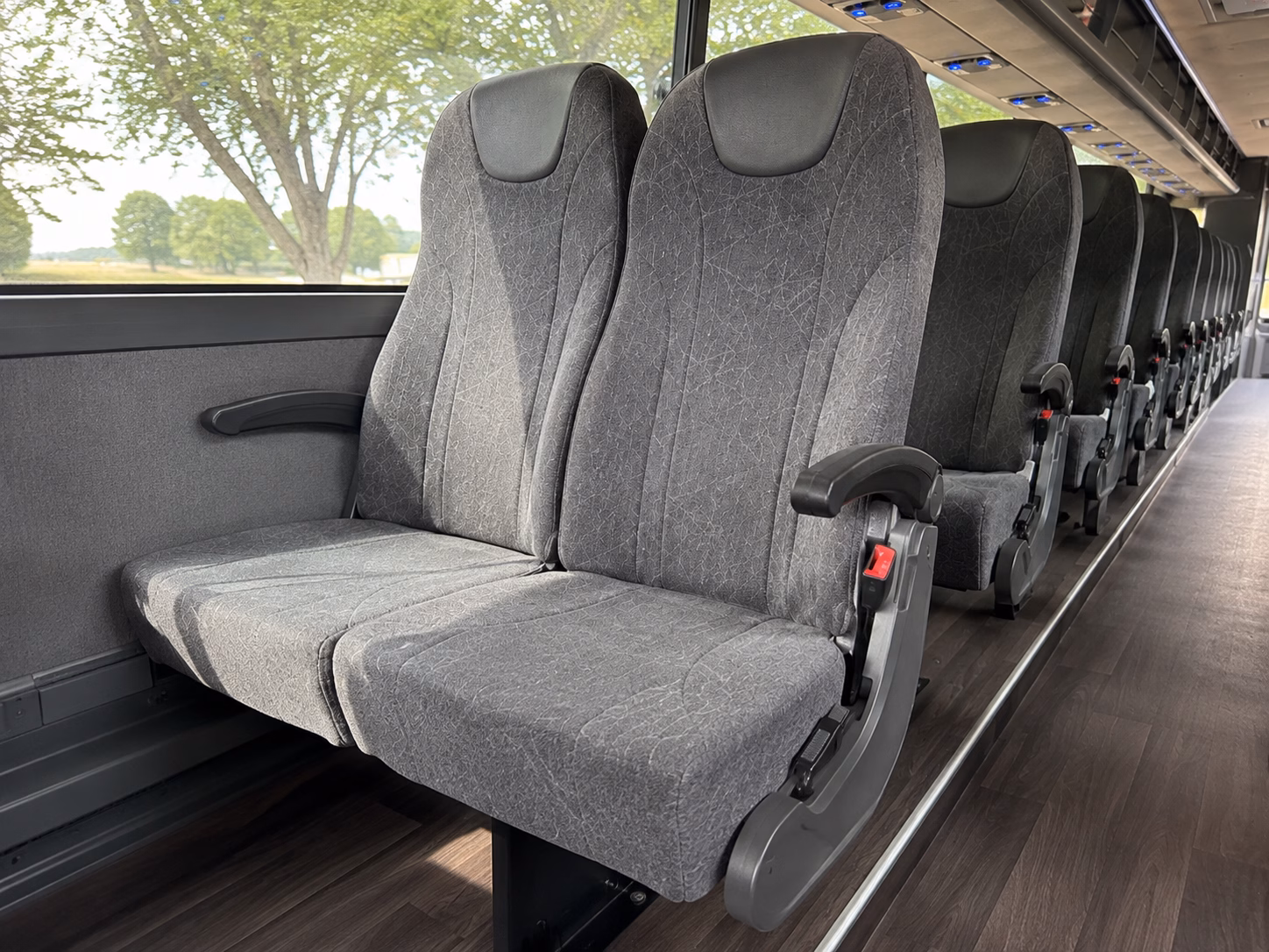 ontario charter bus interior