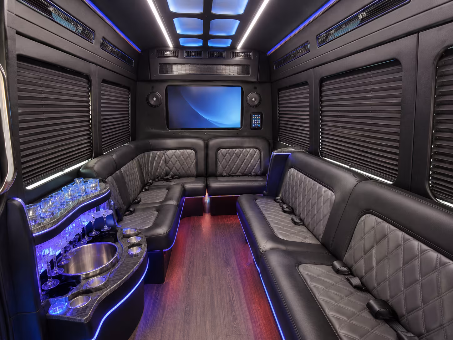 ontario party bus interior