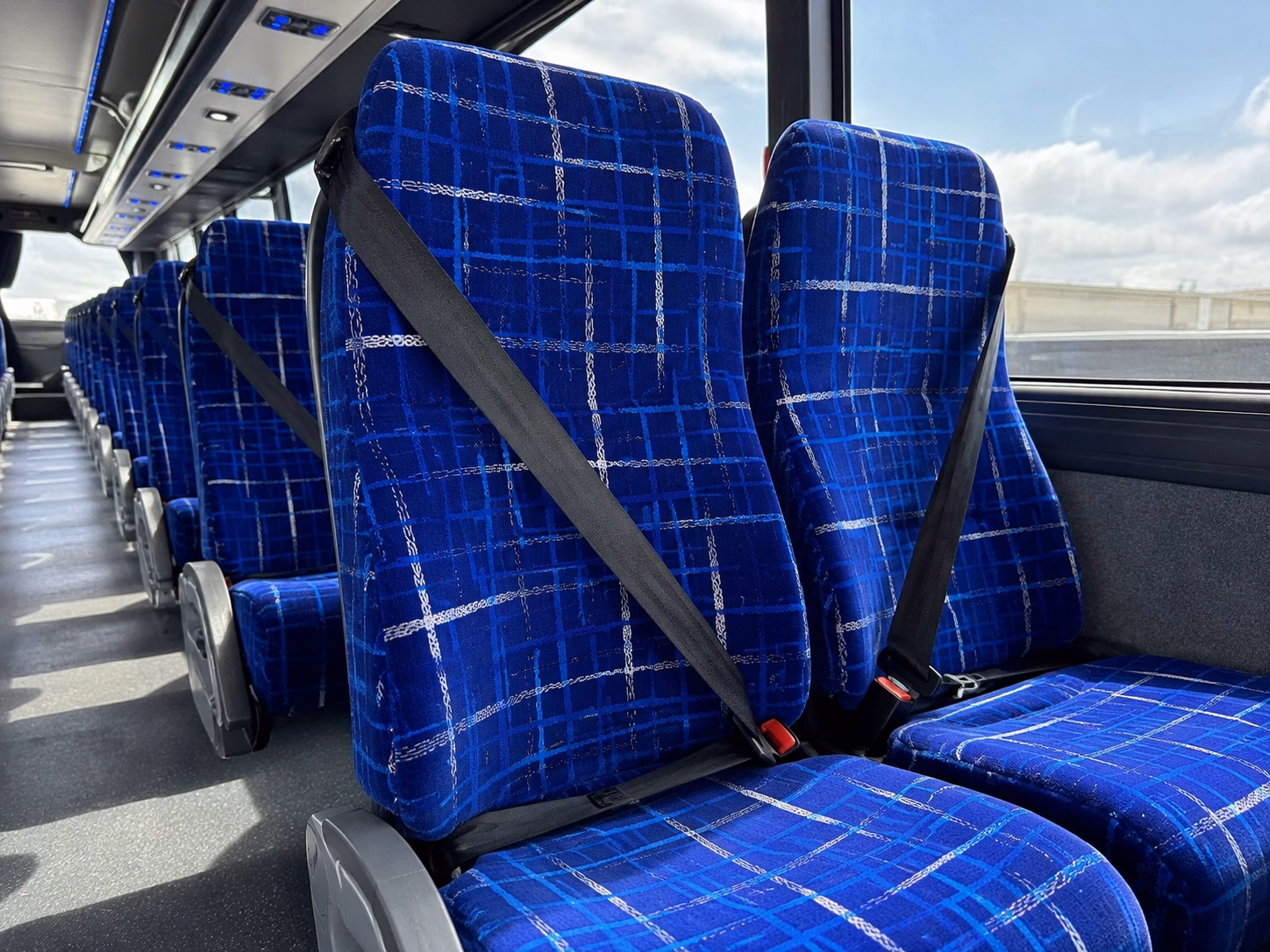 ontario sporting event transportation onboard seating